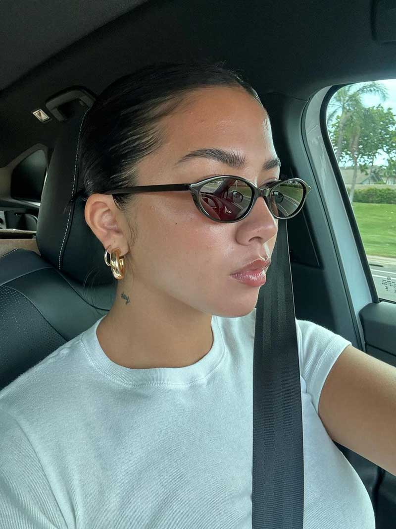 Owalne okulary przeciwsłoneczne Kathy